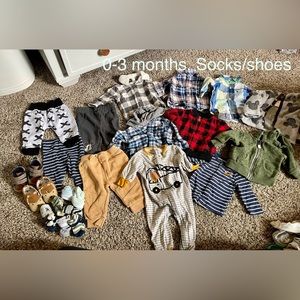 0-3 month boy lot